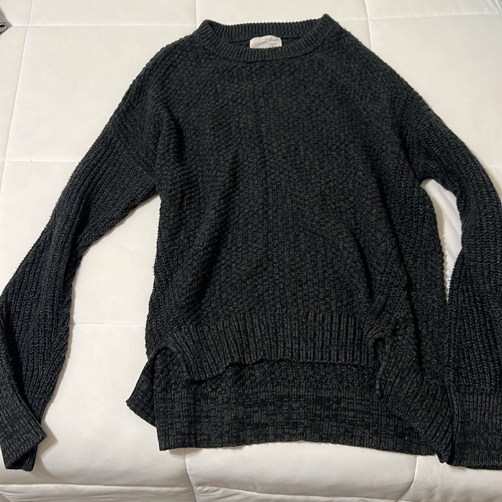 Universal Thread Dark Gray Oversized Sweater
